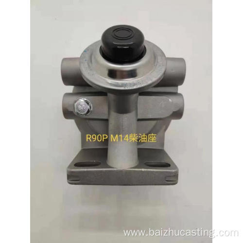 Straight pin cast steel diesel engine base